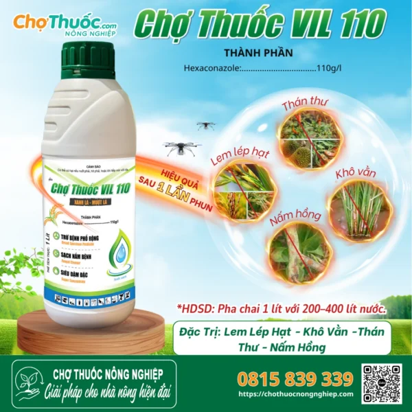 THUỐC TRỪ BỆNH CHỢ THUỐC VIL 110