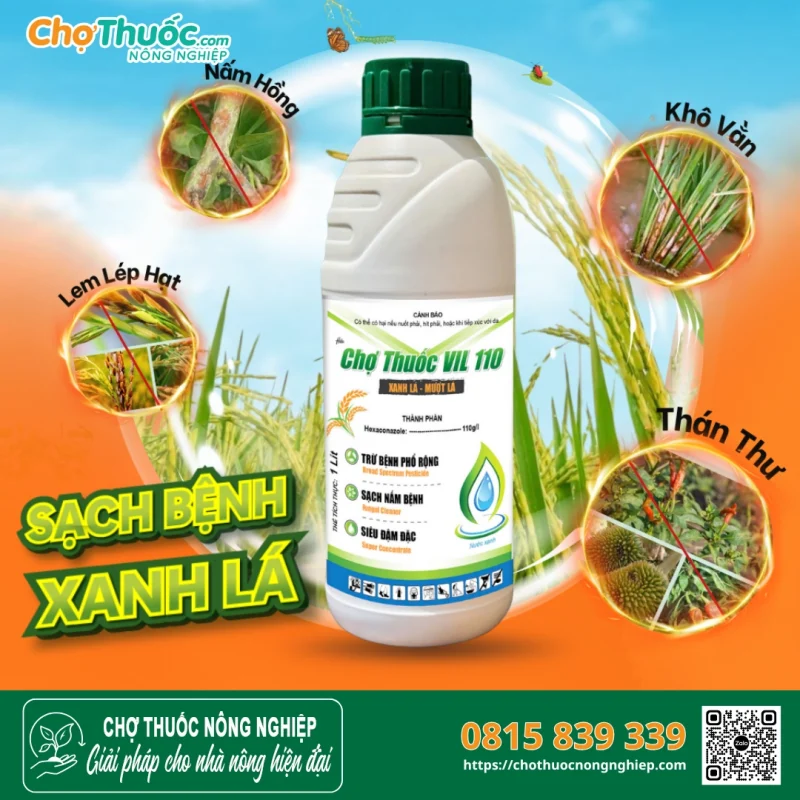 Chợ Thuốc Vil 110 – Đặc trị bệnh thán thư