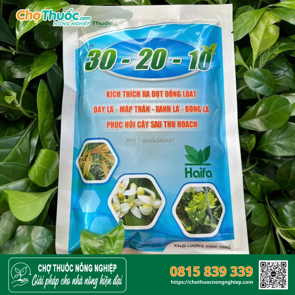 NPK 30-20-10 – Bật chồi mạnh, phục hồi nhanh